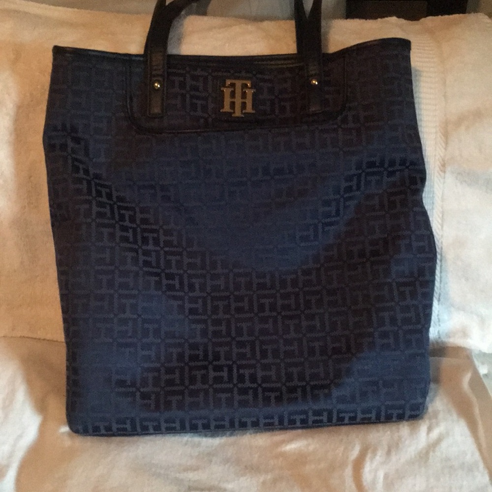 Tommy Hilfiger blue tote